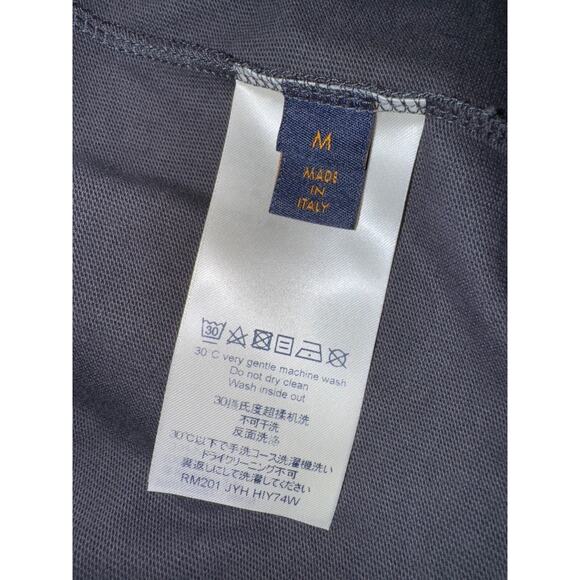 Louis Vuitton SS20 Velvet Monogram Black Logo Zip Pocket Short Sleeve T-Shirt M - Picture 14 of 16